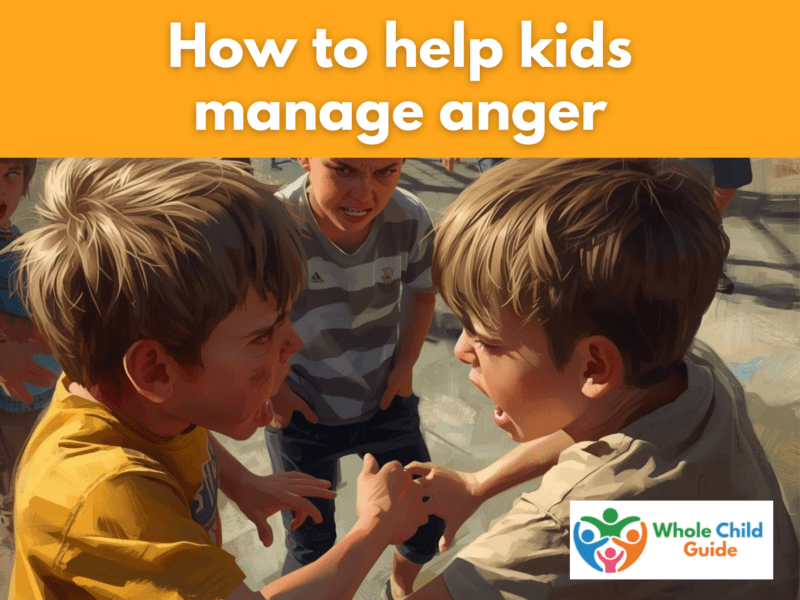how to help kids manage anger