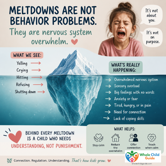 meltdowns are not behavior problems